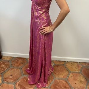 aidan mattox long dress